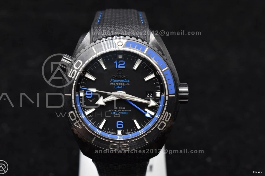 Planet Black Strap VSF Deep Ocean Real Nylon Best Black Blue Clone 45.5mm Ceramic A8906 1:1 Edition Super on 1108